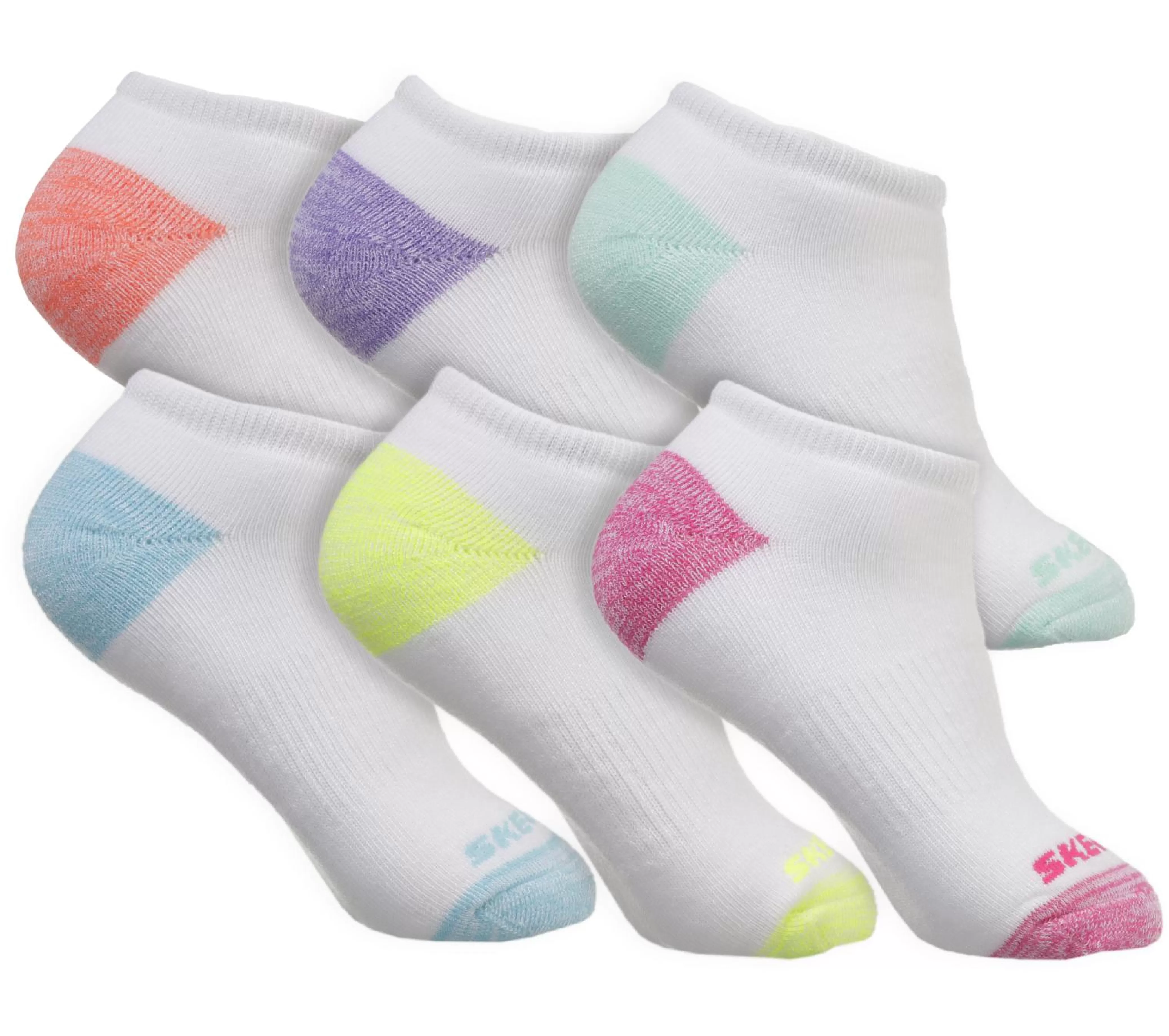 6 Pack Low Cut Walking Socks*SKECHERS Clearance