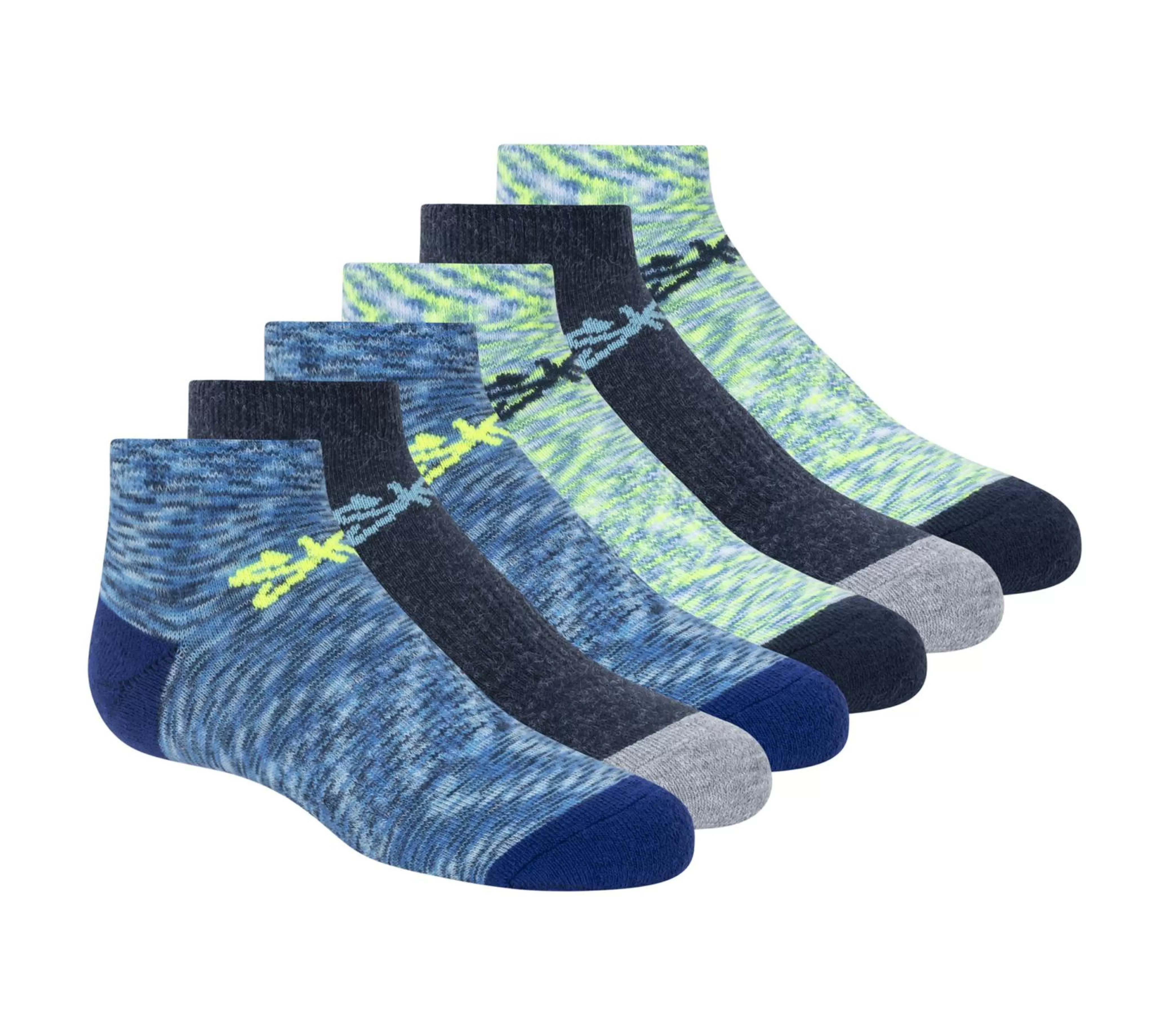 6 Pack Space Dye Low Cut Socks*SKECHERS Sale