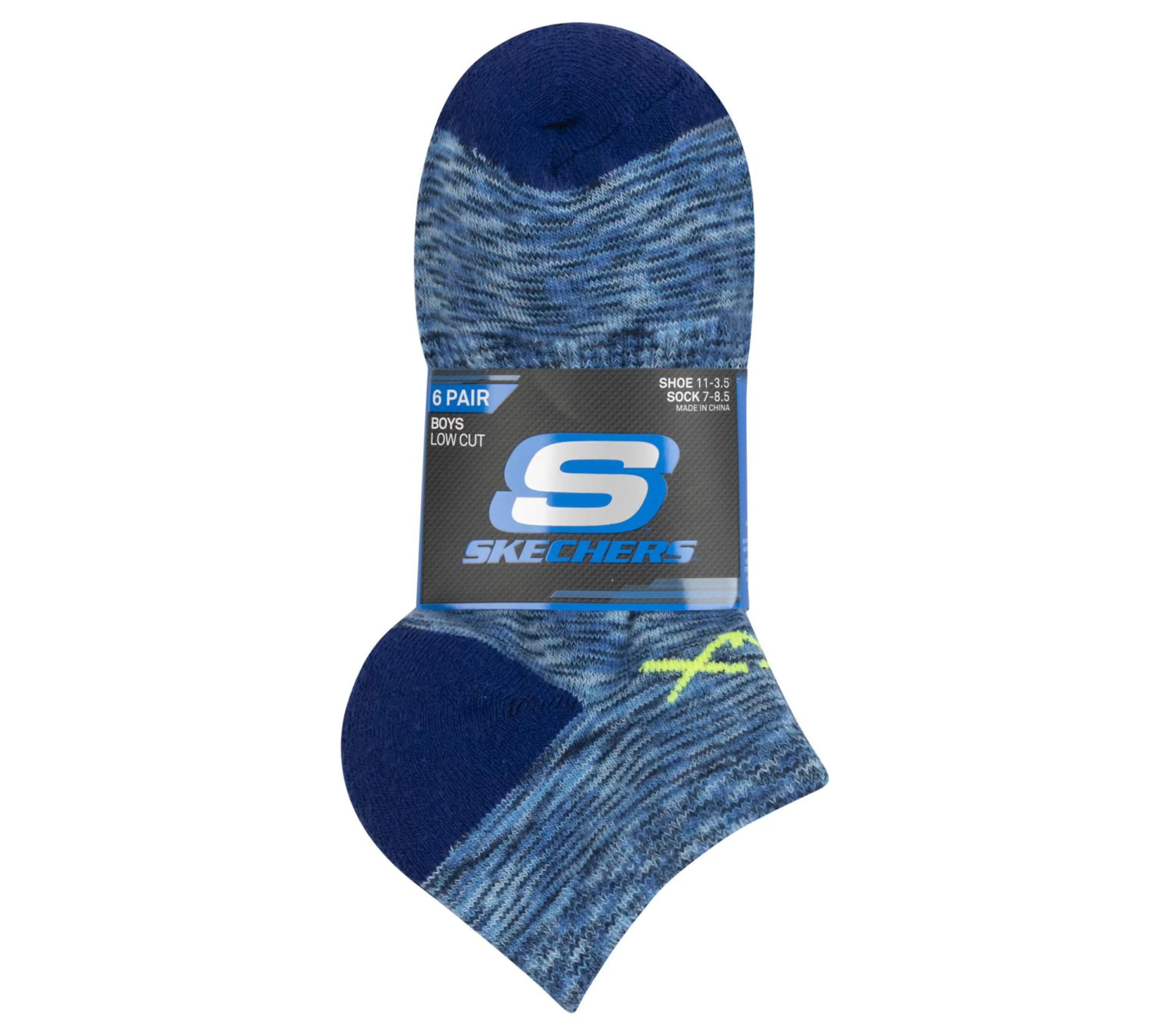 6 Pack Space Dye Low Cut Socks*SKECHERS Sale