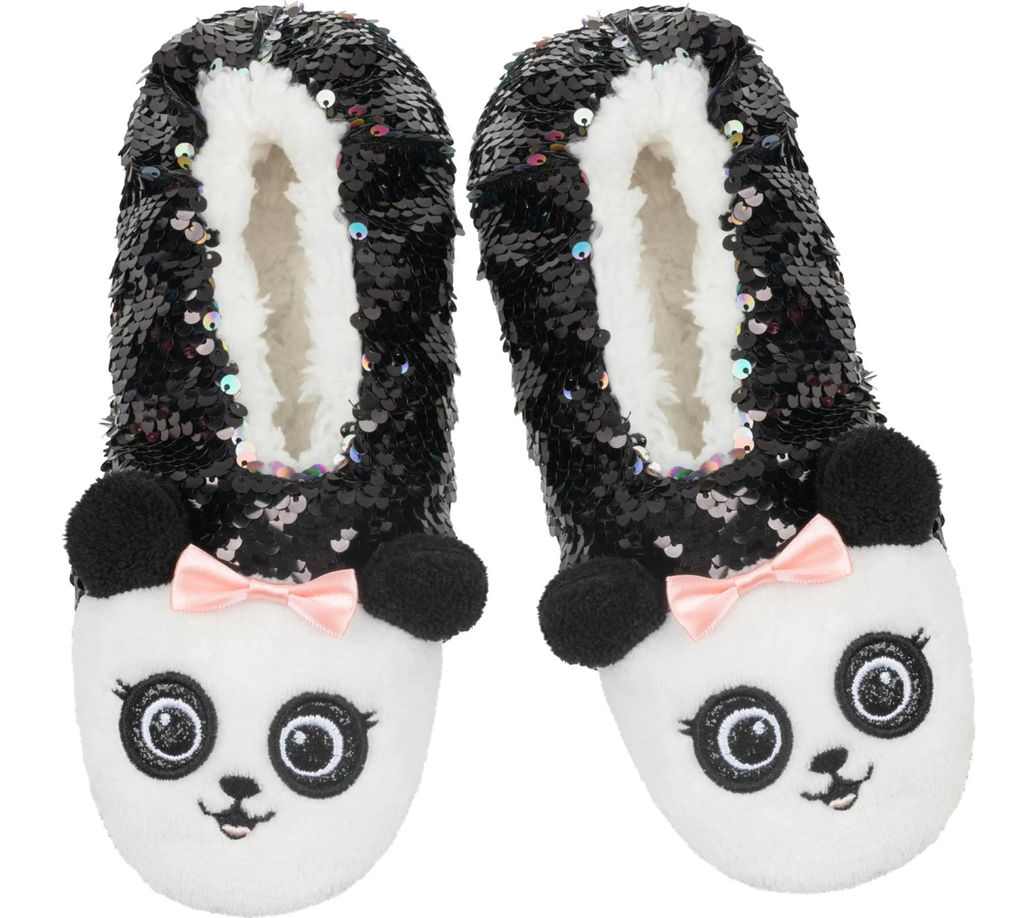 Flip Sequin Panda Slipper Socks - 1 Pack*SKECHERS Fashion