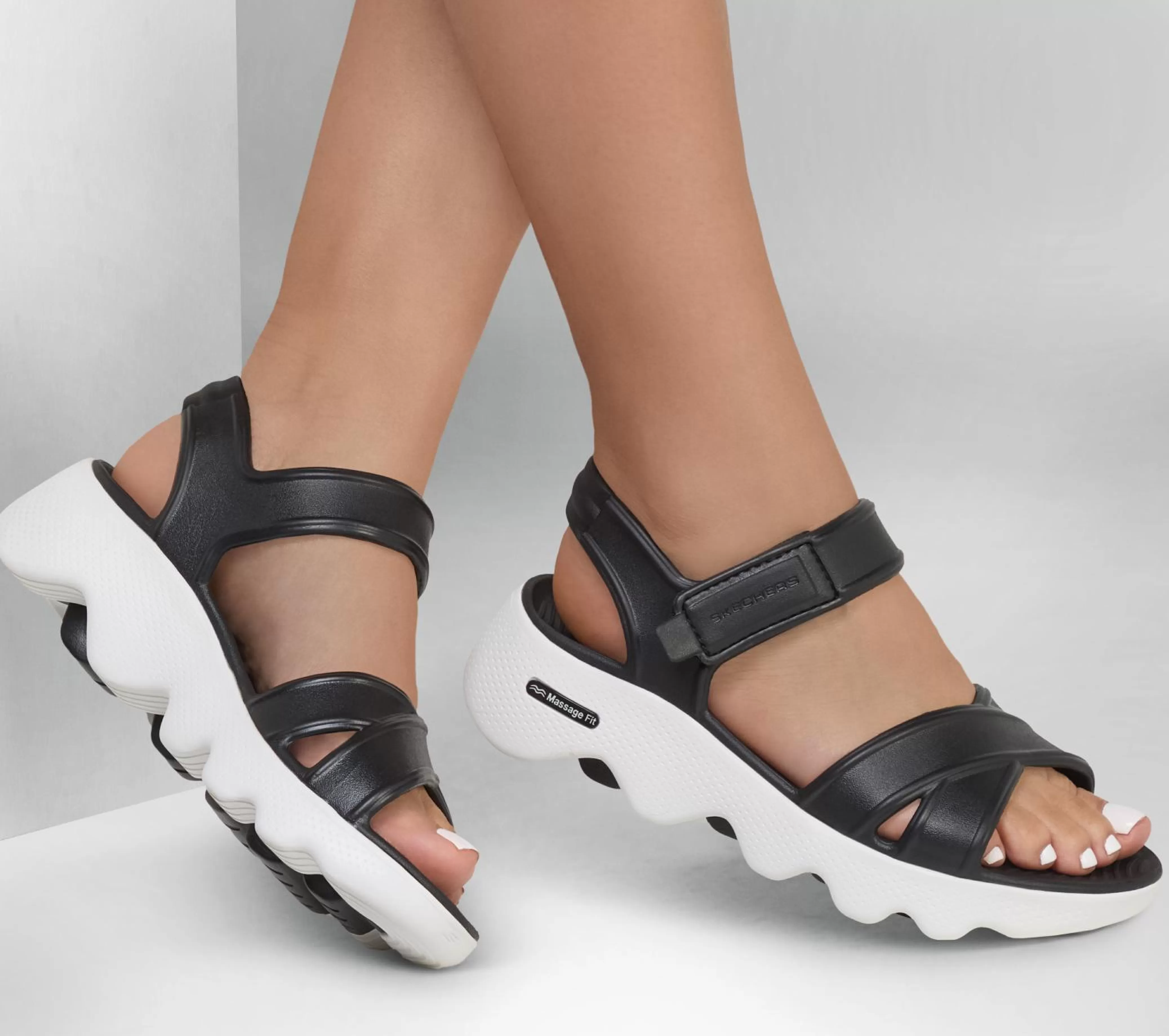 Foamies: Massage Fit Sandal - Heartfelt*SKECHERS Cheap