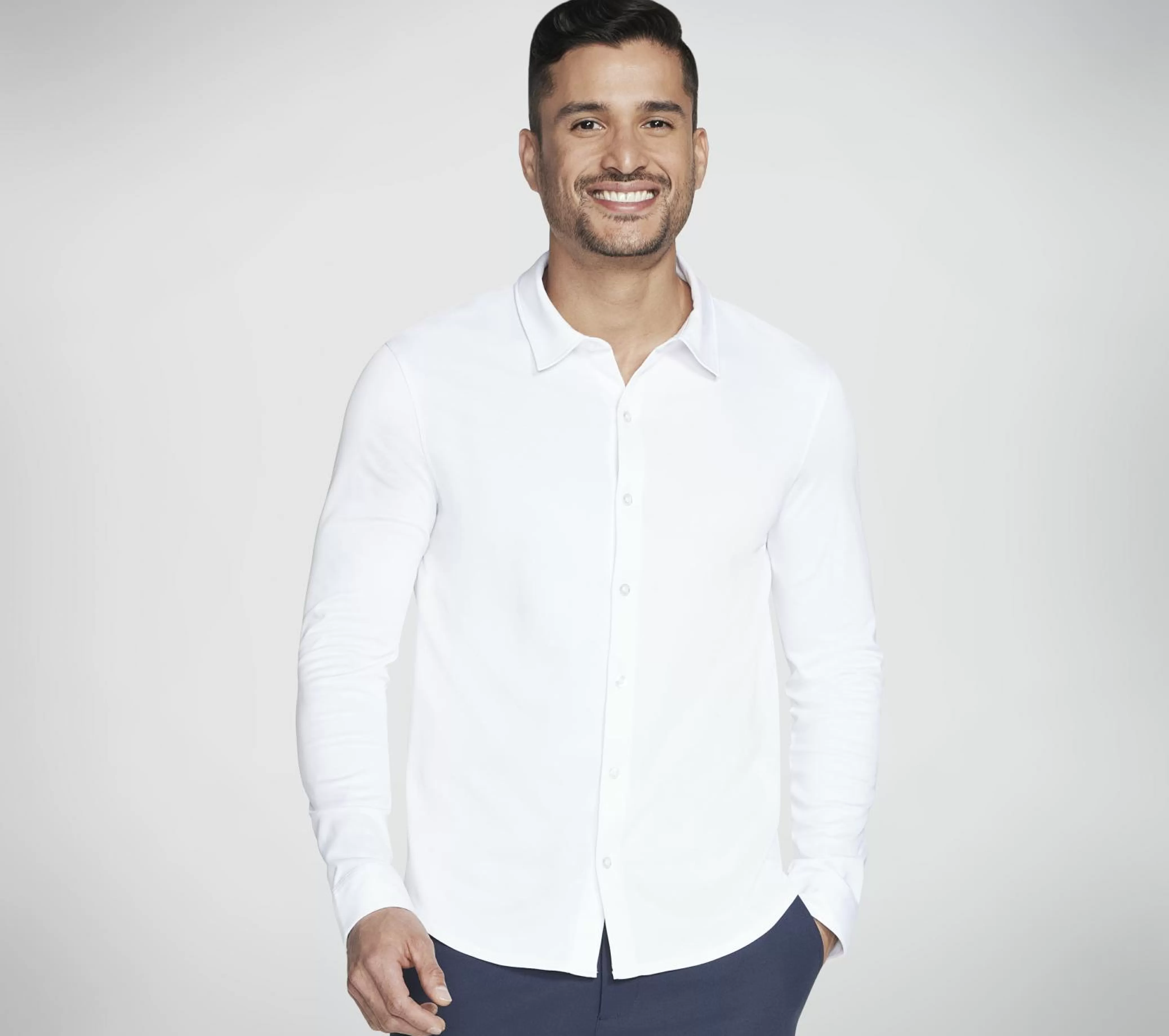 GO DRI Off Duty Button Down Shirt*SKECHERS Flash Sale