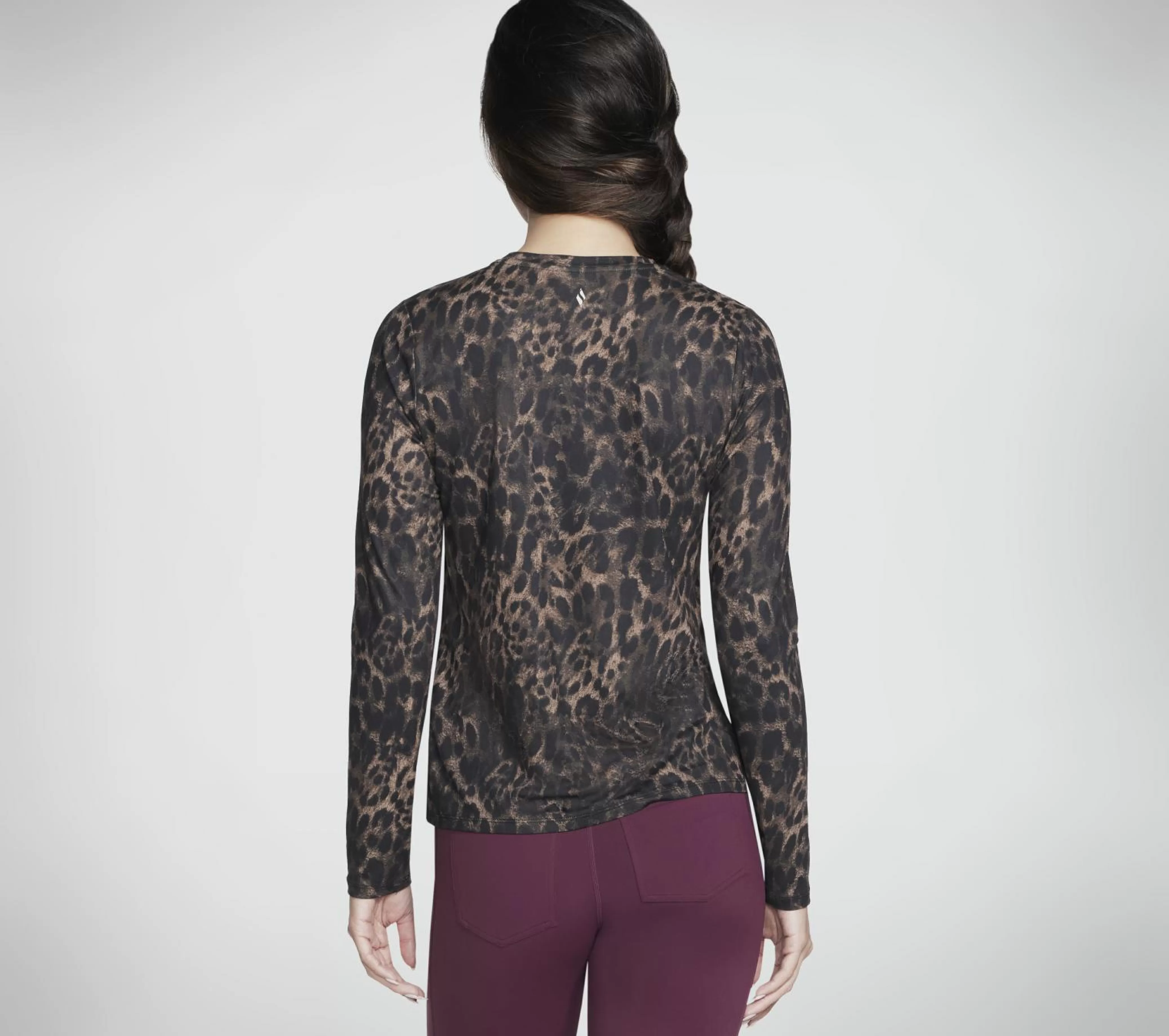 GO DRI Serene Cheetah Long Sleeve*SKECHERS Discount