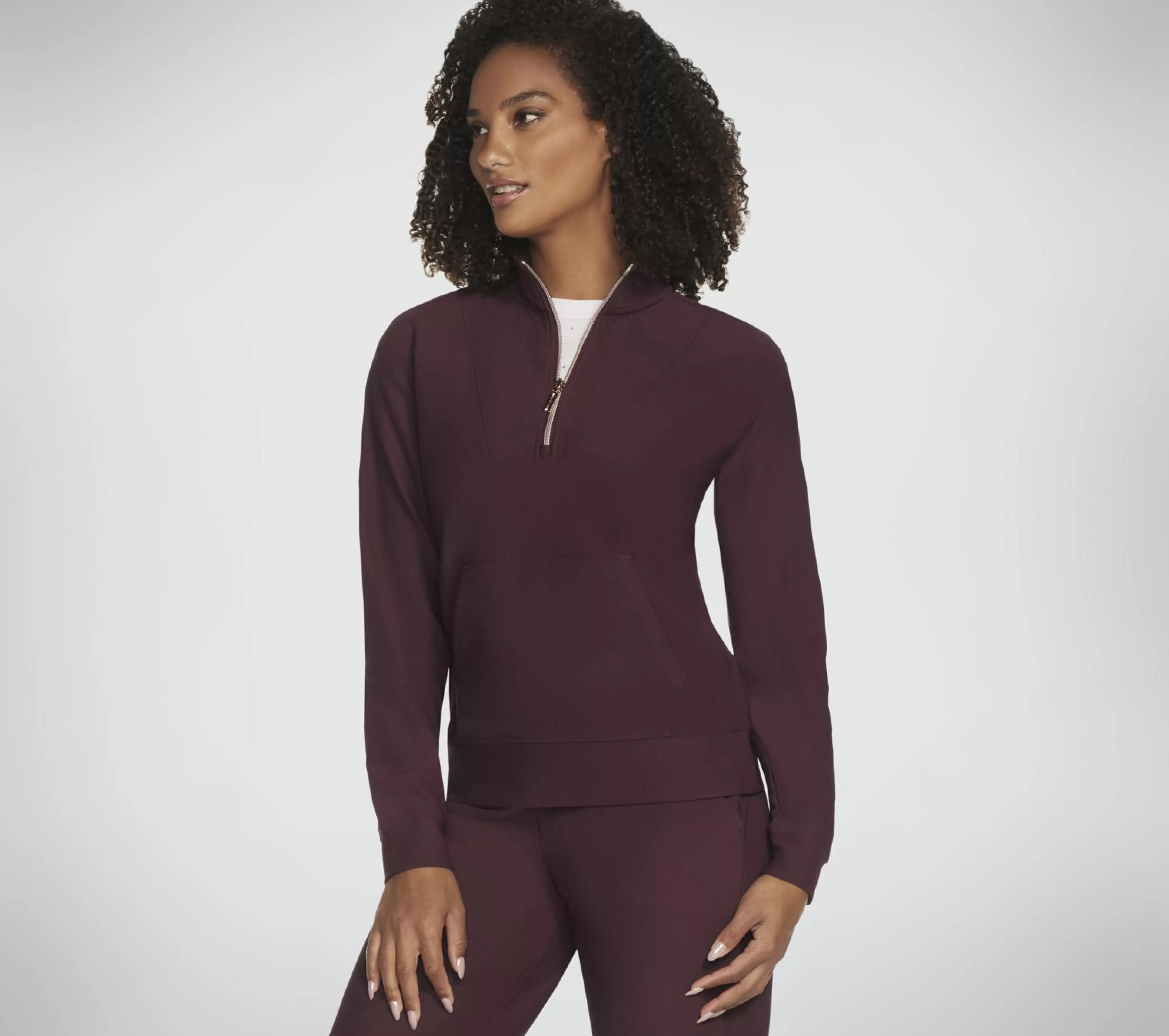 GO LUXE Rib 1/4 Zip*SKECHERS Cheap