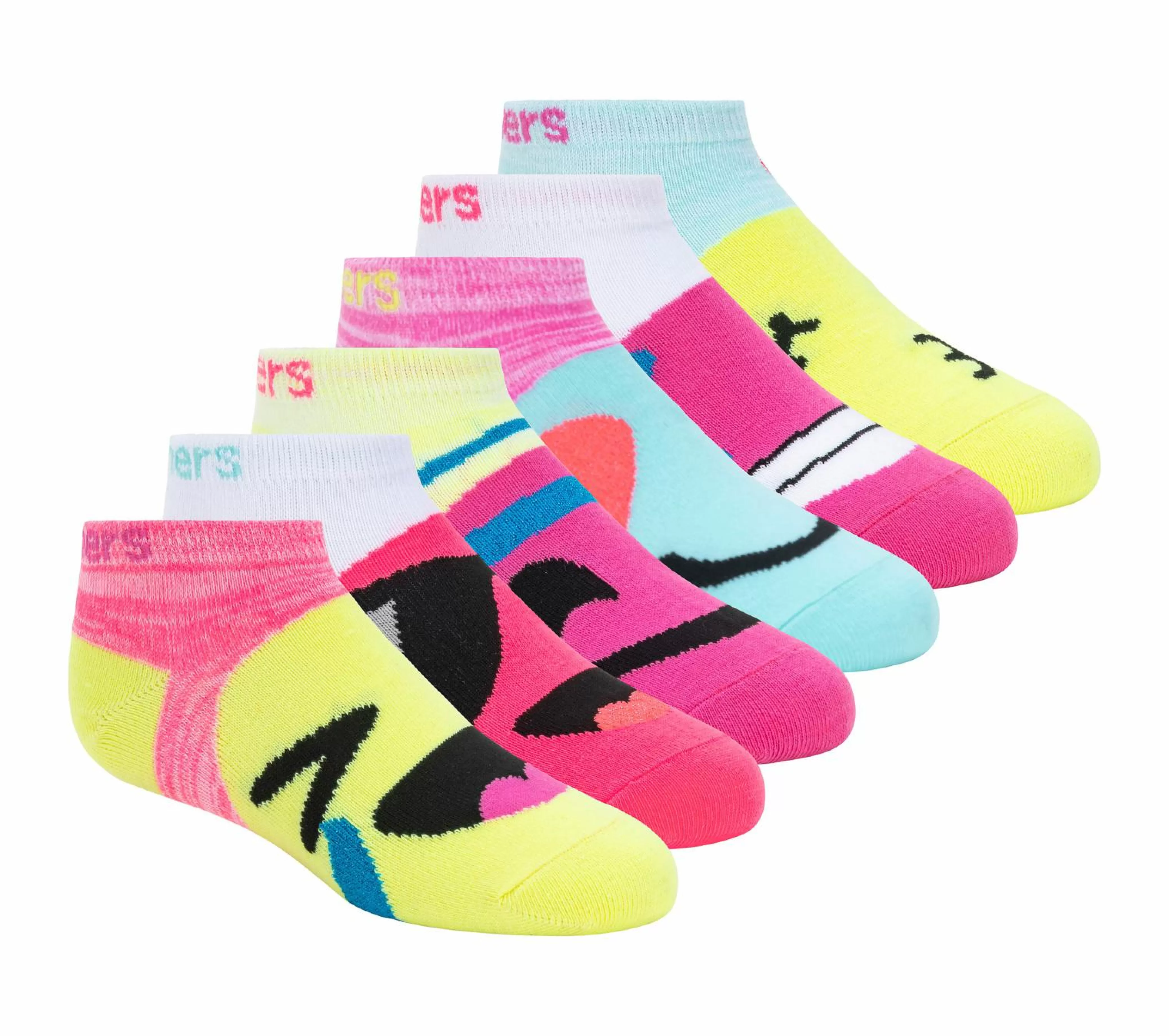 Lowcut Big Face Socks - 6 Pack*SKECHERS Sale