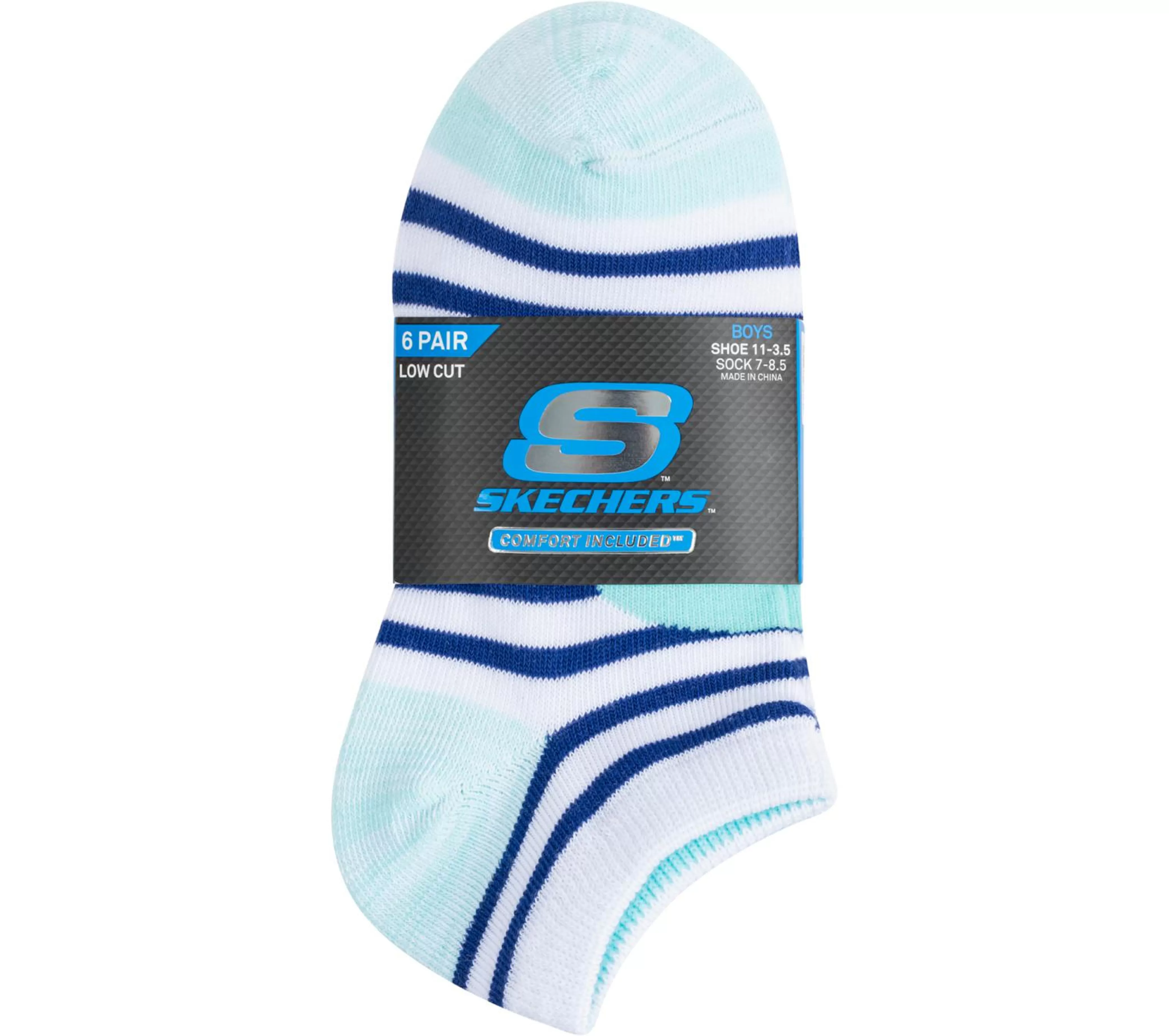 Lowcut Emoticon Socks - 6 Pack*SKECHERS Discount