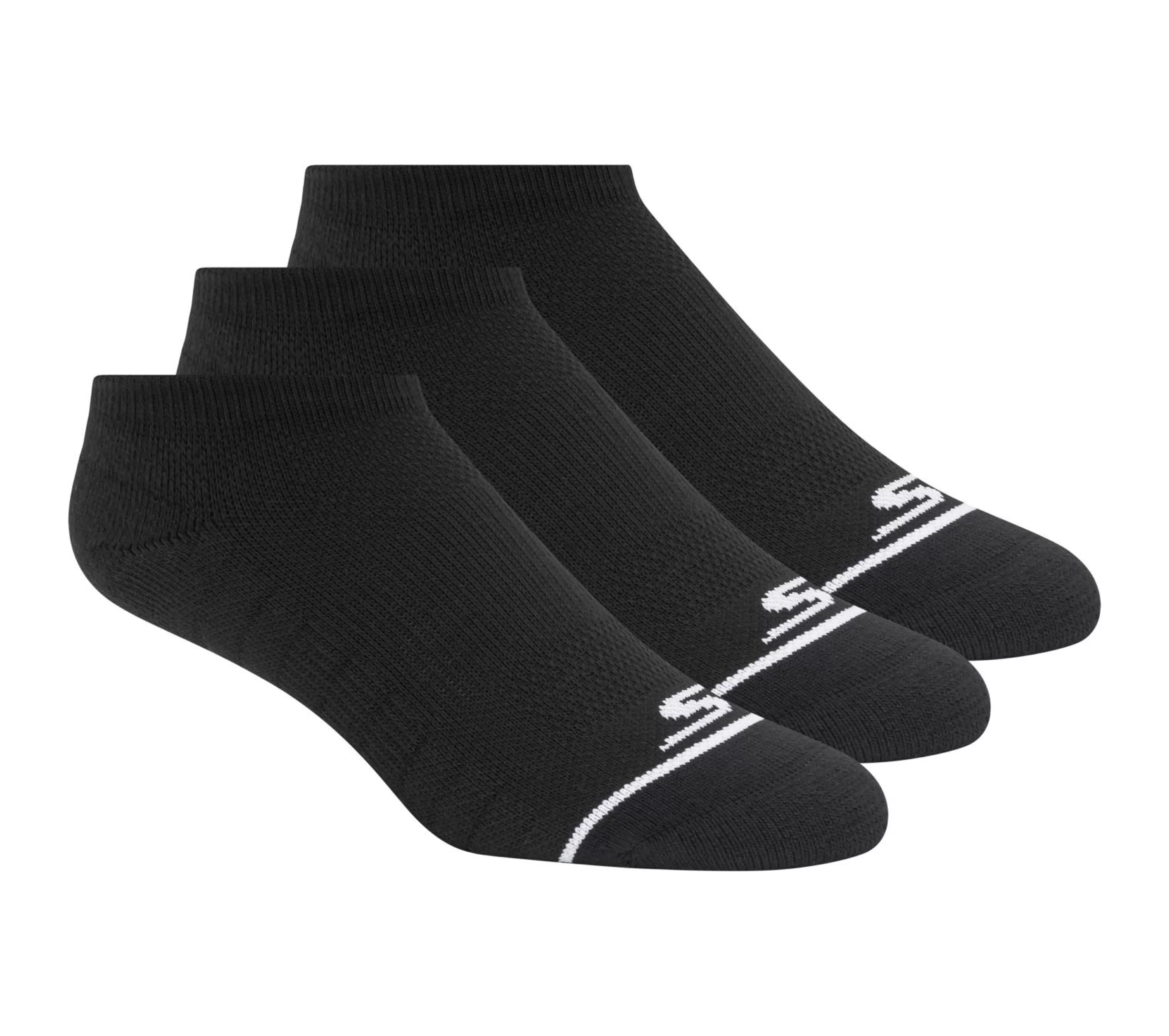 No Show Premium Basic Socks - 3 Pack*SKECHERS Discount