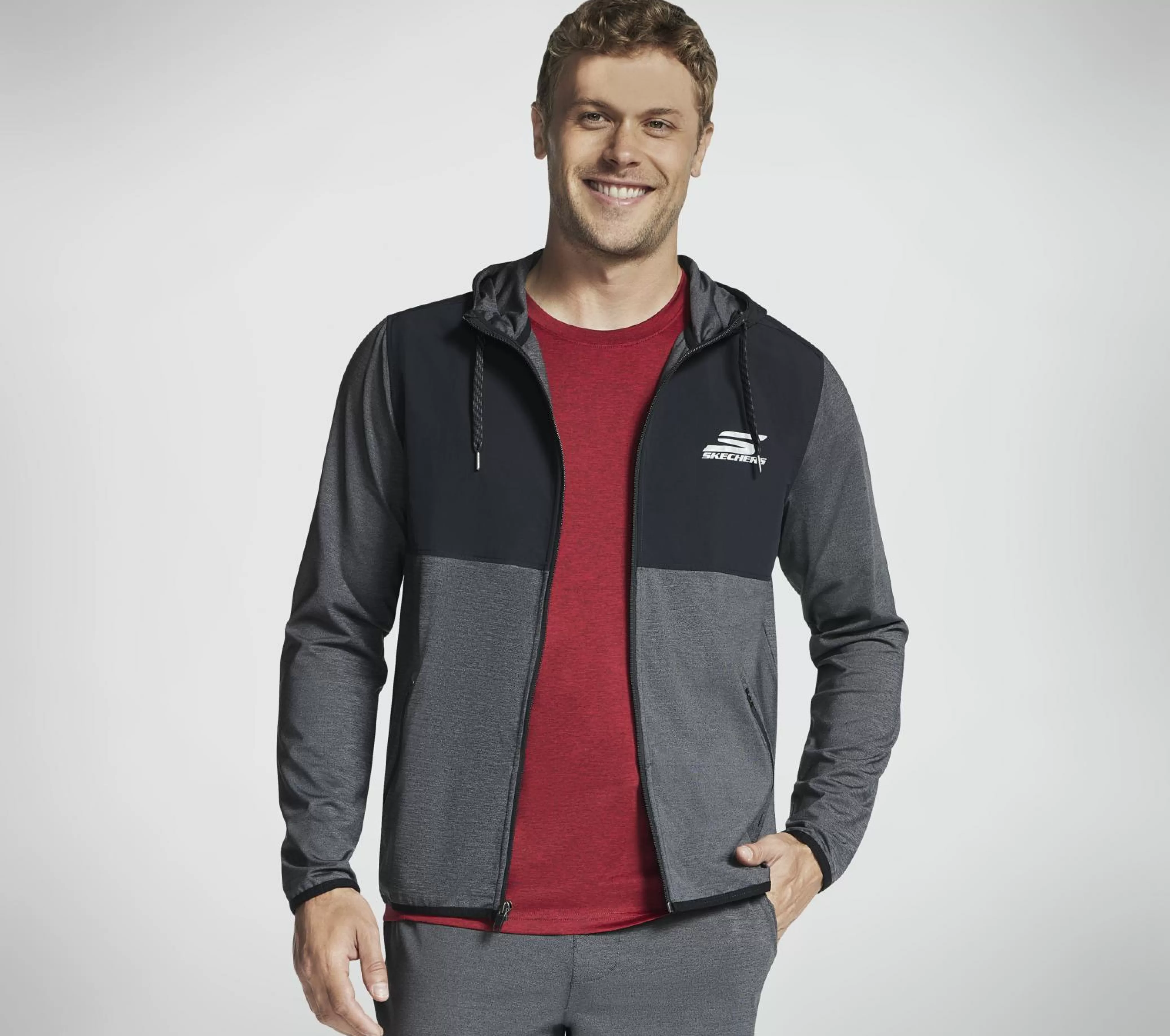 SKECH-KNITS Ultra Go Weekend Full Zip Hoodie*SKECHERS Shop