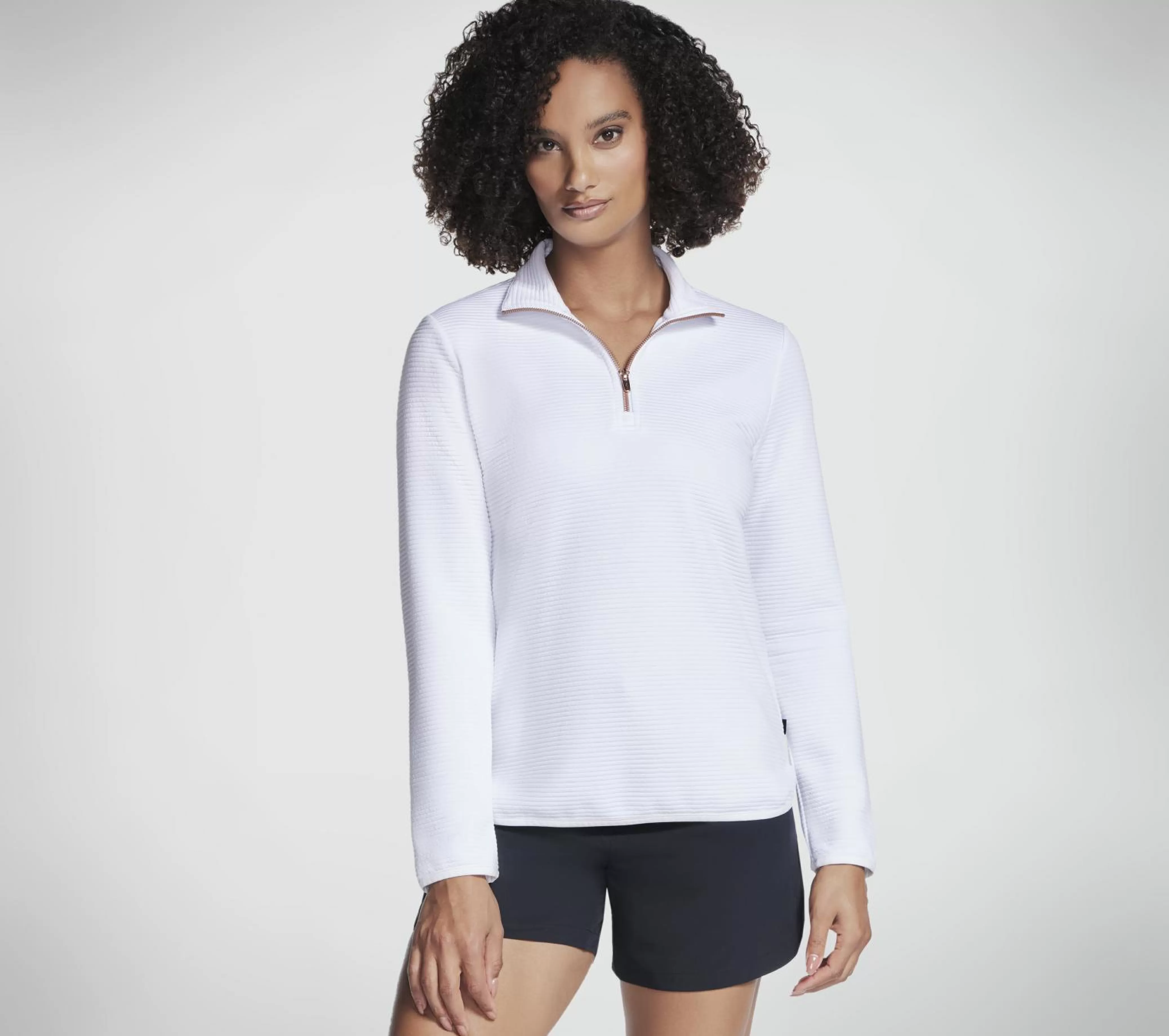 Soft-Knit Ottoman 1/4 Zip*SKECHERS Outlet