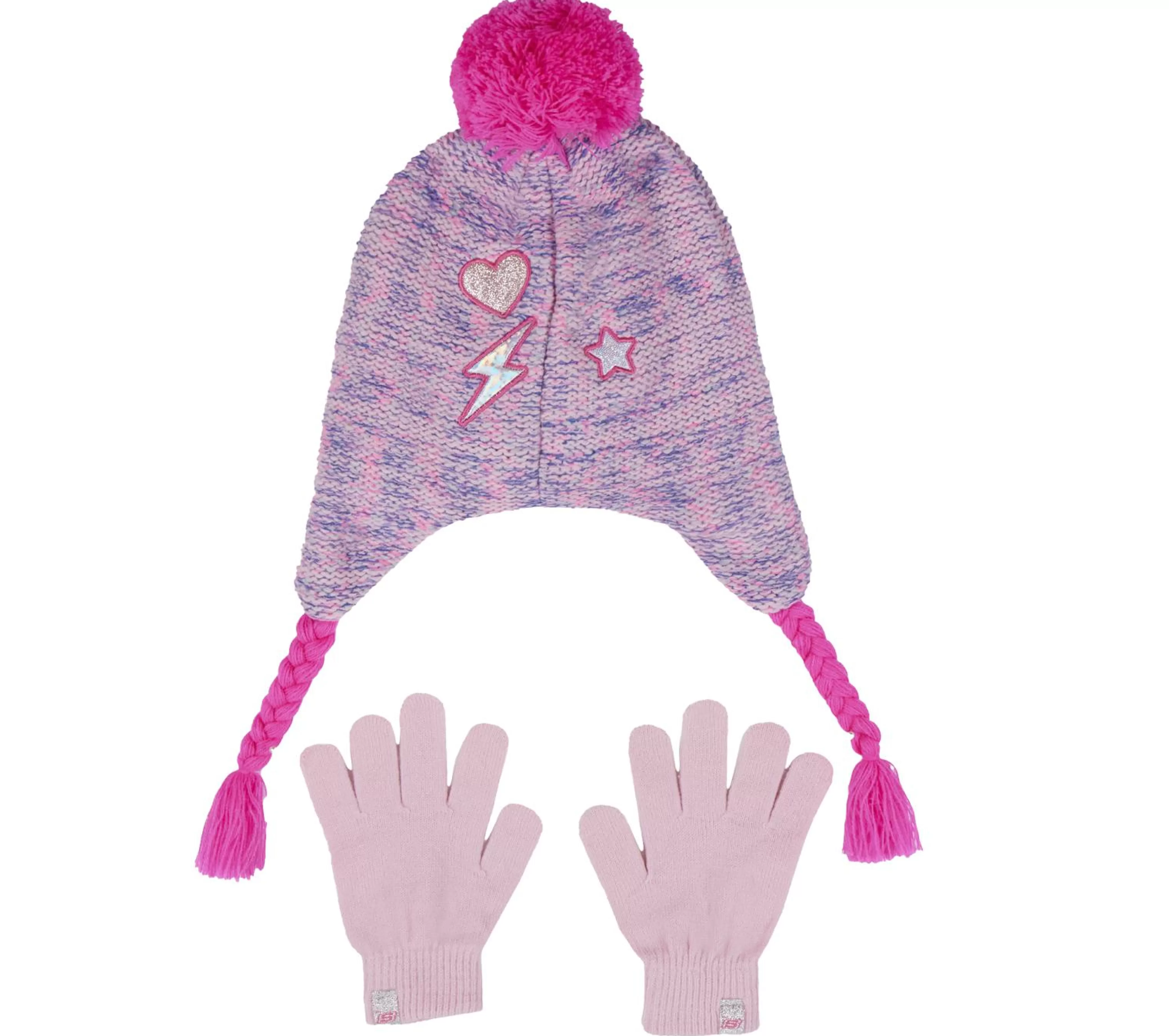 Unicorn Embroidery Hat And Glove Set*SKECHERS New